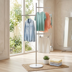 Présentoir de Vêtements Portable Moderne en Métal Bros Display, Pliable, Robuste, à Niveaux, pour Magasin de Détail - Product Image 3