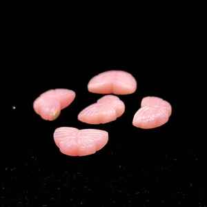 Pierre précieuse sculptée en opale rose en forme de papillon 14x10mm, vente en gros pour la fabrication de bijoux, fournisseur de pierres précieuses en vrac - Product Image 6
