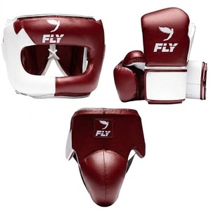 <b>Top</b> Selling Good Quality 100% Cowhide Leather Fly Boxing Set All Color Muay Thai Hook And Loop Boxing Equipment For Adults - Product Image 2
