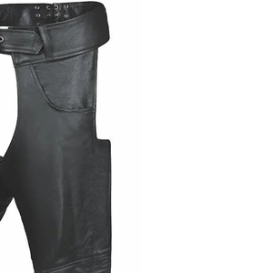 Wholesale High Quality Men Leather <b>Chaps</b> Customized Logo Printing Cheap Price Leather <b>Chaps</b> Solid material - Product Image 4