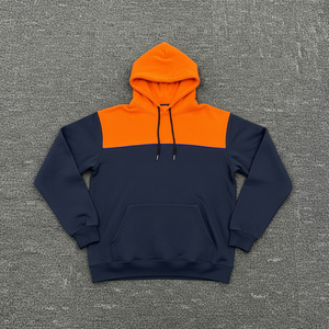 Sweat-shirts d'hiver de haute qualité pour hommes, 100% coton molletonné, coupe ample, couleur unie, logo brodé personnalisé - Product Image 4