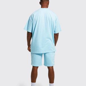 Conjunto de Camiseta de Manga Corta Estilo Casual Urbano para Hombre 2026, 100% Algodón, Logotipo Impreso, Material Estampado - Product Image 2