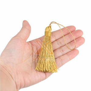 Nuevo Diseño de Borlas de Hilo Metálico Ligeras, Venta Directa de Fábrica, Producto Popular, Borlas de Hilo Metálico - Product Image 2