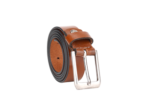 Ceinture pour homme en cuir véritable, ceinture décontractée et habillée avec boucle simple en alliage classique, ceintures en cuir véritable confortables pour homme - Product Image 5