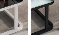 Table d'appoint robuste en métal et marbre, style traditionnel, pour intérieur, coins repas, salons, espaces de travail professionnels, placement de boissons