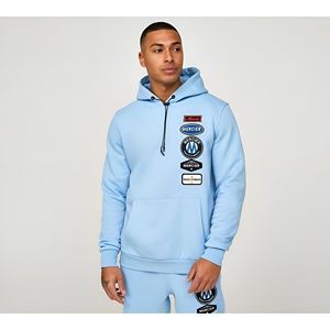 Ensemble survêtement homme oversize avec sweat à capuche zippé et pantalon de jogging, effet délavé vintage, style streetwear, personnalisable avec logo - Product Image 3