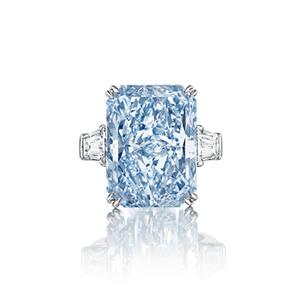 Diamantes sueltos de corte Asscher radiante y de forma elegante para engaste en joyería, de 1 a 5 quilates, diamante azul cultivado en laboratorio. - Product Image 2