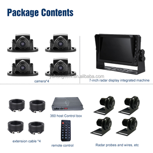 New 360 Degree Bird Eyes View Blind Spot Warning 360 Car Camera for Heavy Duty Truck <strong>with</strong> <strong>Parking</strong> <strong>Sensor</strong> for <strong>School</strong> <strong>Bus</strong> - Product Image 6