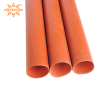 Tube d'isolation thermorétractable pour barres omnibus ignifuges rouges 6~24 kV