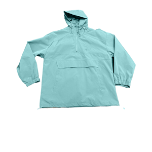 Veste à capuche unisexe à fermeture éclair, décontractée, pour l'automne, manches classiques, en polyester, résistante à l'eau, couleur unie, coupe ample - Product Image 3
