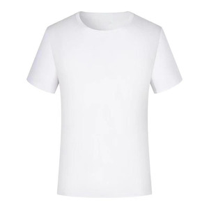 เสื้อยืดคอกลมแขนสั้นผ้าฝ้ายแท้ 100% ระบายอากาศได้ดี พิมพ์ลายด้านหน้าตามแบบ OEM พร้อมโลโก้ตามสั่ง สำหรับงานเลี้ยงรุ่น สีขาว - Product Image 5