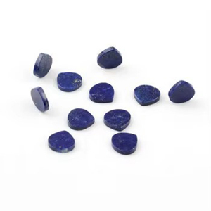 New Arrival Royal Blue <b>Lapis</b> <b>Lazuli</b> 14mm Smooth Double Flat Heart Shape Healing Crystal Loose Gemstone for Jewelry Making <b>Ring</b> - Product Image 2