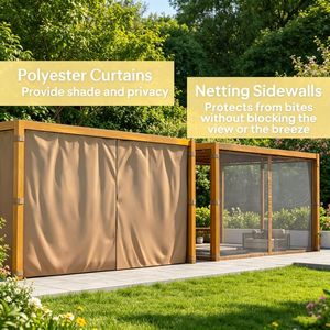 Pergola Retrattile da Esterno con Tenda - Product Image 6