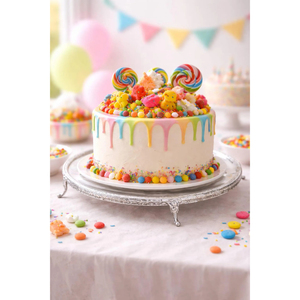 Wholesale Cheap Price Metal <b>Cake</b> Stand With Glass Top <b>Cake</b> Stand Metal <b>Cake</b> Stand for Party Wedding and Home <b>Decoration</b> <b>Supplies</b> - Product Image 5