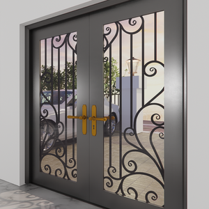 Puertas Elegantes de Hierro Forjado: Descubra Opciones de Puertas de Hierro Personalizadas y Hermosos Estilos Decorativos de Puertas de Hierro para un Lujo Inigualable - Product Image 6