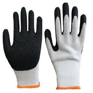 Gants de travail de protection en coton poly 13G avec revêtement en caoutchouc <span class=keywords><strong>latex</strong></span> rouge et <span class=keywords><strong>orange</strong></span> avec revêtement en <span class=keywords><strong>latex</strong></span> - Product Image 1