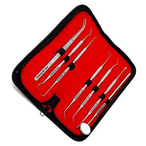 Herramientas Dentales Profesionales, Removedor de Placa, Kit Completo de Limpieza Dental con Raspador de Dientes de Acero Inoxidable y Espejo - Product Image 6