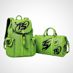 Luxury Multi-Design <b>Leather</b> <b>Duffle</b> <b>Bag</b> Elegant Backpack Travel Spacious Storage Polyester Multi-functional Durable Construction - Product Image 5