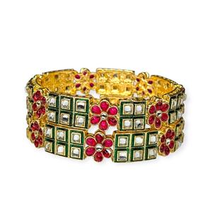 กำไลข้อมือดีไซน์ใหม่ปี 2026 ชุบทอง หลายสี ทันสมัย กำลังฮิต เหมาะสำหรับงานแต่งงาน งานเลี้ยง ราคาขายส่งพรีเมียม ส่งออกทั่วโลก - Product Image 2