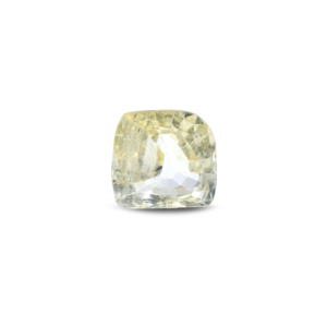Premium 3 Carat Oval Cut Loose Yellow Sapphire Gemstone for Fine Jewelry - Product Image 1