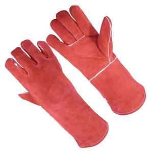 Gants de sécurité en cuir de vachette pleine fleur robustes et durables, protection des mains pour la construction et la lutte contre les incendies - Product Image 2