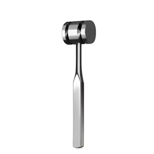 Marteau à os en acier inoxydable réutilisable, instrument chirurgical orthopédique manuel pour une force contrôlée et des procédures précises - Product Image 6