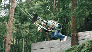 Commercial Giant <b>Swing</b> <b>for</b> Adventure Parks, High Adventure <b>Swing</b> Ride with Safety Harness & Heavy Duty Steel <b>Frame</b> - Product Image 4