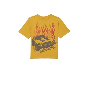 Camiseta de Manga Corta Informal de Punto para Niños, Estampada, 100% Algodón, Transpirable, Ecológica, Comprimida y de Secado Rápido, Directo de Fábrica - Product Image 5