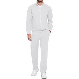 Survêtement personnalisé en polyester 280 GSM pour homme, léger, été, avec sweat à capuche zippé et pantalon de jogging, imprimé camouflage sublimé, tissu à séchage rapide - Product Image 1