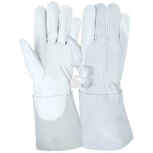 High Quality Heavy Duty EMF Protection Cowhide Leather Heat Resistant Welding <b>Gloves</b> for Daily Use 14/16 Inch Long Hand - Product Image 2