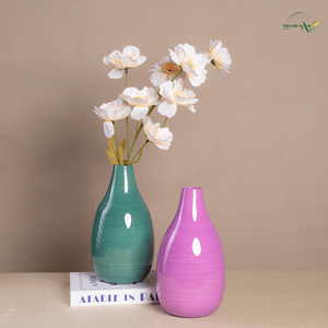 Vase décoratif en bambou Art Déco - Forme pure, cadeau d'anniversaire avec une présence intemporelle en provenance du Vietnam - Product Image 1