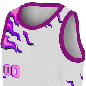 Maillots de basket-ball haut de gamme respirants et anti-transpiration, tissu respirant, maillots de basket-ball personnalisés, vêtements de sport à séchage rapide pour les équipes - Product Image 2