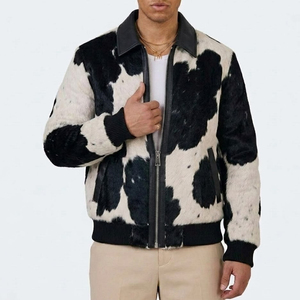 Latest Design Men Cowhide Leather <b>Jacket</b> Factory Made Genuine Cowhide Custom Design <b>Biker</b> Clothing OEM Manufacturer - Product Image 1