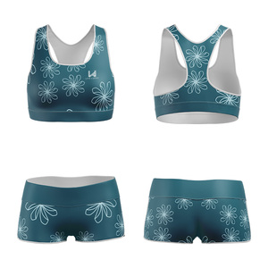 Ensemble de yoga 2 pièces pour femme, taille haute, sans manches, col rond, extensible dans quatre directions, séchage rapide, anti-plis, anti-transpiration - Product Image 4