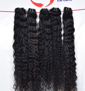 Extensiones de Cabello Remy Indio Rizado 100% Natural sin Procesar, Color Negro para Mujeres, Cutícula Alineada, Tejido Doble a Máquina, 100g, Cabello Humano - Product Image 5