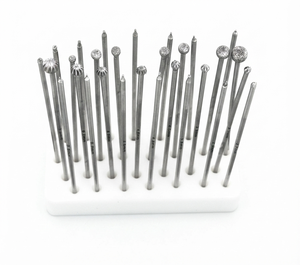 Juego de 10 Instrumentos ORL de Acero Inoxidable Burs, Esterilizables y Reutilizables - Product Image 1