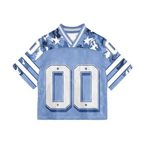 Jersey Ligero de Corte Cuadrado para Hombre, Venta Caliente, Logotipo Personalizado, Servicio OEM, Material de Malla Transpirable para Ropa Urbana de Verano y Otoño - Product Image 3