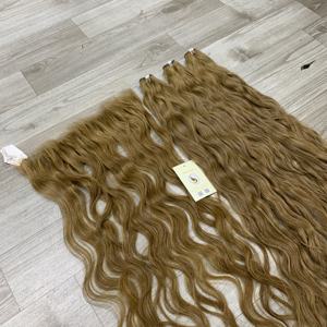 Vente chaude Coloré Naturel Ondulé HD Frontal Lace Raw Paquets Vietnamiens Swiss HD Cheveux Humains - Product Image 5