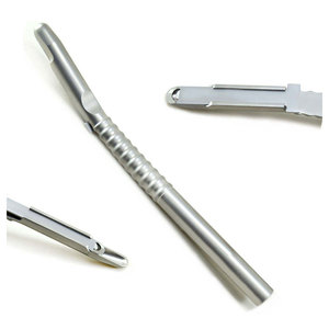 Grattoir osseux dentaire manuel en acier inoxydable, outil chirurgical réutilisable certifié CE pour la chirurgie dentaire, fourni par l'usine - Product Image 1