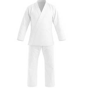 Kimono de Jiu Jitsu Brasileño (BJJ) Blanco Personalizable, Transpirable, 450GSM, Corte Recto, Cintura Media, Uniforme de Artes Marciales Unisex - Product Image 1