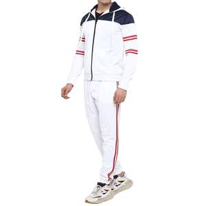 Conjunto Deportivo 2 en 1 para Hombre, Primavera, Gimnasio y Fitness, Chaqueta y Pantalones Deportivos Estampados, 100% Algodón, Ropa Deportiva Urbana, Diseño OEM ODM 2026 - Product Image 2