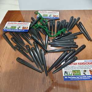 Aiguilles à tisser en corne de buffle les plus vendues, forme ronde, polies, faites à la main, style artistique, objet de collection, avec taille personnalisée - Product Image 1