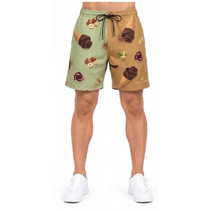 Shorts en tissu léger et respirant avec imprimé graphique personnalisé pour la vente en gros – Idéal pour le streetwear et les tenues décontractées d'été - Product Image 1