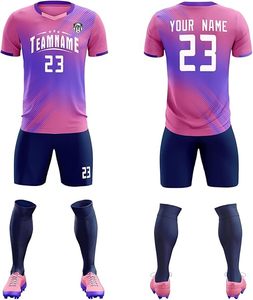 ชุดกีฬาฟุตบอลทีมชาติ กางเกงและเสื้อฟุตบอล ระบายเหงื่อได้ดี ผลิตจากโพลีเอสเตอร์ 100% ราคาโรงงานลดพิเศษ รับผลิตแบบ OEM และ ODM - Product Image 1