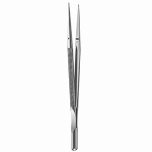 Delicate Touch Micro Tying <b>Ring</b> Tip Forceps Straight Jaws Overall Length 6-3/4in 17.5cm or 8-1/4in 21cm ZETOMEDPRO - Product Image 1