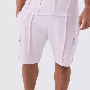 Ensembles de T-shirts élégants pour hommes à prix avantageux, design personnalisé, manches courtes, coupe régulière, ensembles jumeaux, taille élastique pour hommes, service OEM - Product Image 6