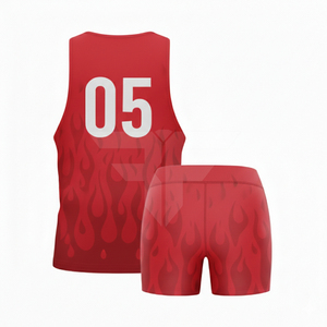Vêtement de sport respirant sans manches pour l'athlétisme, uniforme d'athlétisme extensible dans les quatre sens, maillot de course en gros - Product Image 2