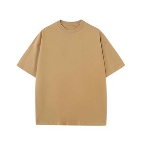 เสื้อยืดวินเทจทรงโอเวอร์ไซส์ ผ้าฝ้ายซักแล้ว สไตล์สตรีทแวร์ พิมพ์ลายซิลค์สกรีน เป็นมิตรต่อสิ่งแวดล้อม แห้งเร็ว 200 กรัม รับผลิตแบบ OEM แบรนด์ส่วนตัว - Product Image 1