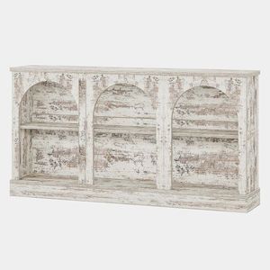 Consolle con Ampio Spazio di Archiviazione, Tavolo d'Ingresso con Armadietto, Scrivania Pratica con Vano Portaoggetti - Product Image 5