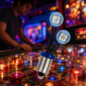 HYUGA Bulb Non Ghosting LED Pinball <b>Machine</b> <b>Amusement</b> Claw <b>Machine</b> Light #44 #47 BA9S T10 #555 6.3V 2SMD - Product Image 2